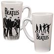 Beatles Black and White 14 oz. Ceramic Latte Mug